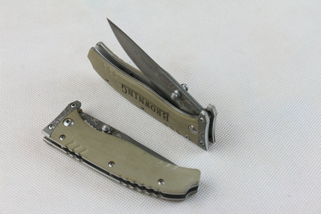 Browning F107 damascus blade knife UD402124